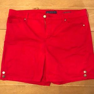 🌸BANDOLINO AMALIA SHORTS RED SIZE 16